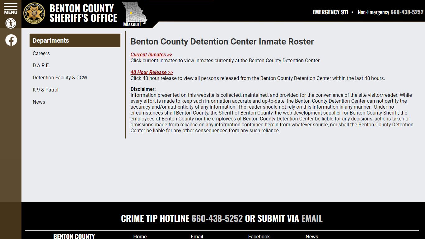 Roster Choose - Benton County MO Sheriff’s Office